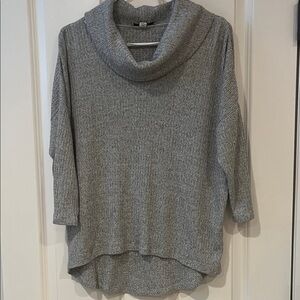 Gray Cowl Neck Sweater Women’s Larry Levine